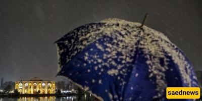 تبریز تتجدد تحت عباءه من الثلج