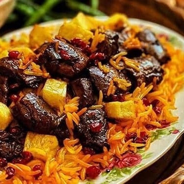 کیفیه تحضیر أرز الدجاج البهشهری بنکهه حلوه وحامضه