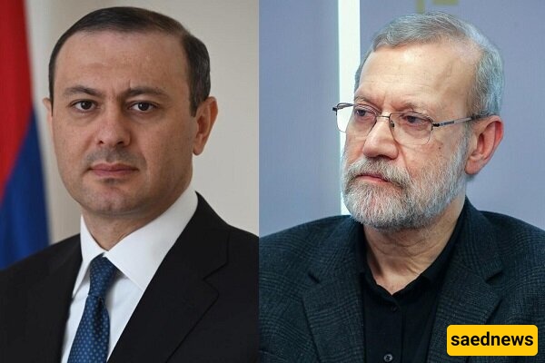 محادثه هاتفیه بین أمین المجلس الأعلى للأمن القومی الإیرانی و نظیره الأرمینی