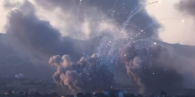 هجمات إسرائیلیه واسعه تطال مناطق فی جنوب لبنان