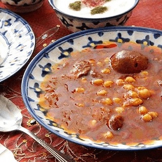درس طبخ: طریقه إعداد یخنه الغیمه بالحمص على الطریقه الیزدیه