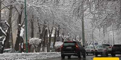 الشتاء فی أورمیه: مشهد مغطى بالثلوج
