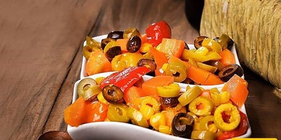 وصفه مخلل إسبانی مشکّل لذیذ یضفی ألوانًا على مائدتک + صوره