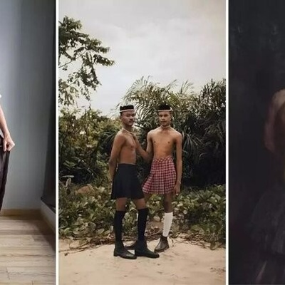 الرجال یخلعون سراویلهم ویبدؤون بارتداء التنانیر!