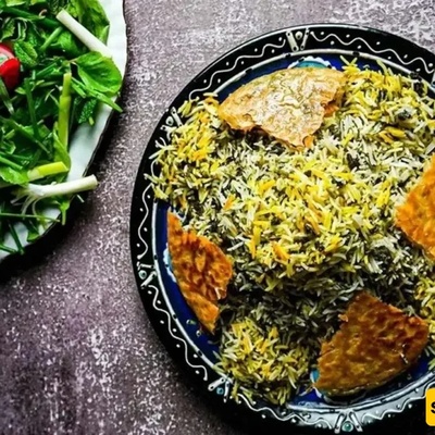 کیفیه إعداد سبزی‌پلو السمنانی الأصیل: غداء عطِر لا یُقاوَم ستحبّه