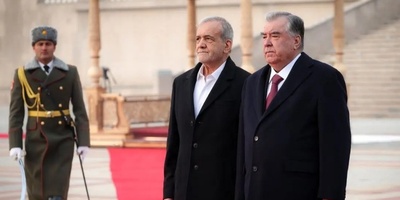رؤساء إیران وطاجیکستان یدینون العدوان العسکری الإسرائیلی والأمریکی