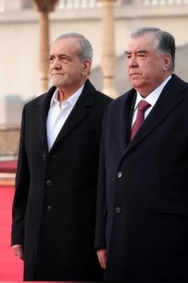 رؤساء إیران وطاجیکستان یدینون العدوان العسکری الإسرائیلی والأمریکی
