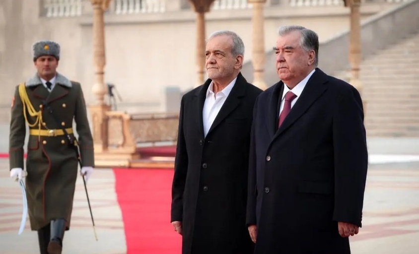 رؤساء إیران وطاجیکستان یدینون العدوان العسکری الإسرائیلی والأمریکی