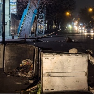 أعمال الشغب انخفضت فی طهران