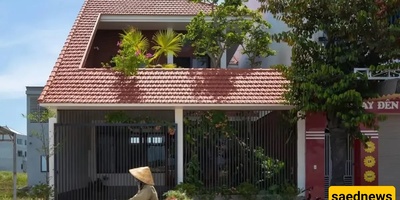 عماره فیلا حدیثه لمنزل کلاسیکی بسقف جملونی بلمسه معاصره: منزل لا یمکن أن تُبعد نظرک عنه