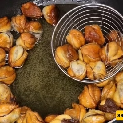 وصفه بقلاوه ثنائیه اللون صغیره الحجم بدون خبز لوجبات السحور والإفطار
