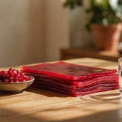 السعرات الحراریه فی لواشک الرمان، والقیمه الغذائیه، والفوائد الصحیه، ونصائح الاستهلاک