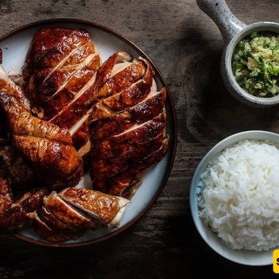 کیفیه تحضیر الأرز المطهو على البخار مع الدیک الرومی المقلی فی المقلاه ✅