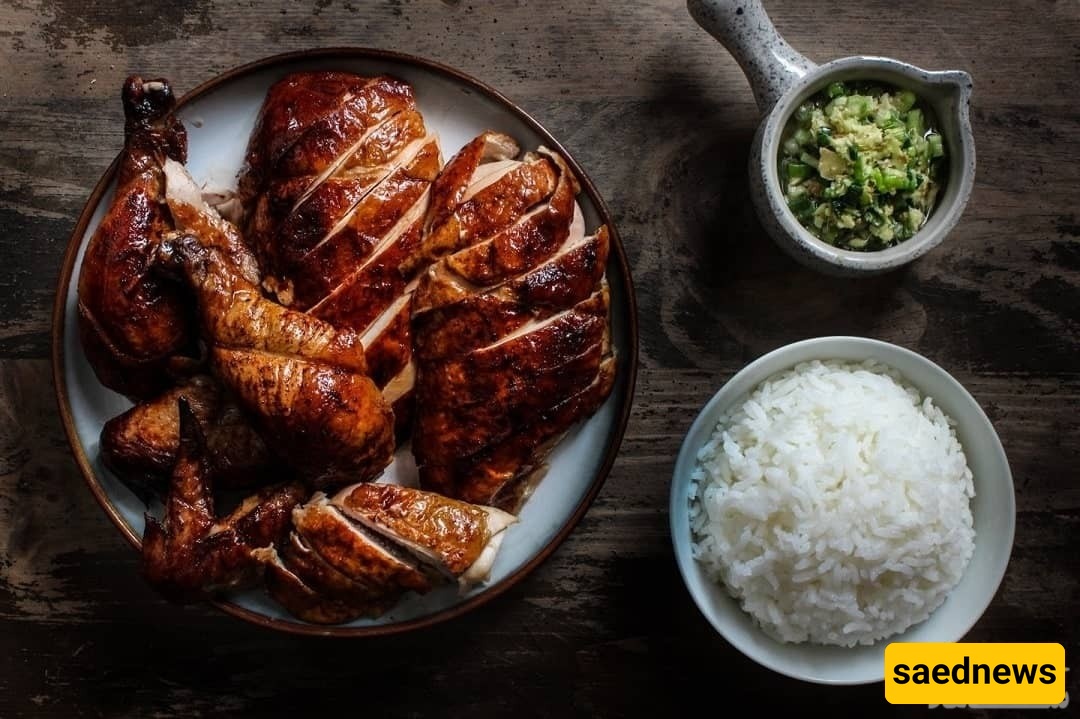 کیفیه تحضیر الأرز المطهو على البخار مع الدیک الرومی المقلی فی المقلاه ✅