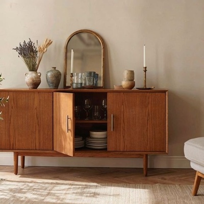 ما هی خزانه البوفیه (Sideboard)، وما الفرق بینها وبین طاوله الکونسول (Console Table)؟