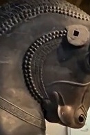 تمثال "رأس الثور" فی برسیبولیس معروض فی متحف جامعه شیکاغو: أحد أروع رموز العماره والفن الأخمینی + فیدیو