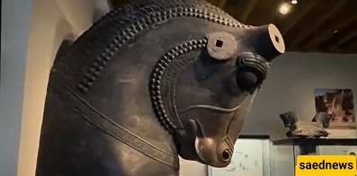 تمثال "رأس الثور" فی برسیبولیس معروض فی متحف جامعه شیکاغو: أحد أروع رموز العماره والفن الأخمینی + فیدیو