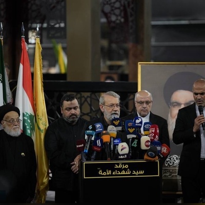 لاریجانی یکرم نصرالله: إرث حزب الله مستمر عبر الشباب