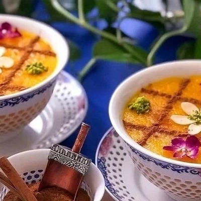 بودینغ الأرز بالزعفران: طریقه عمل شُله زرد مع نصائح إضافیه