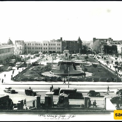 صوره نادره وغیر منشوره لساحه توبخانه خلال العهد القاجاری