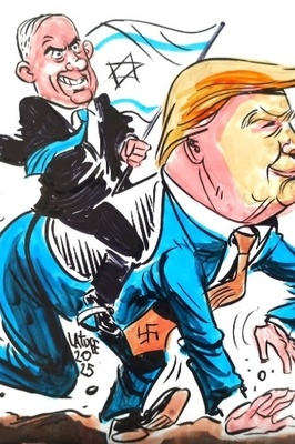 ادعاءات نتنیاهو السخیفه: "أنا لا أتحکم فی ترامب" / بعض الأشخاص یزعمون… (فیدیو)