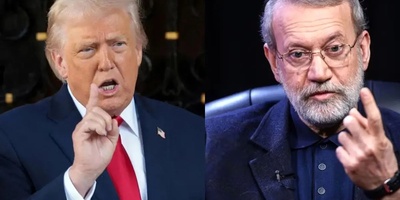 سخریه لاذعه من لاریجانی تجاه البیت الأبیض — مع صوره للسید حسن نصرالله