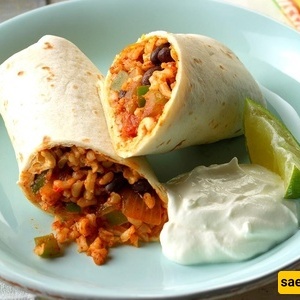 کیف تصنع شطیره الأرز والفاصولیا!