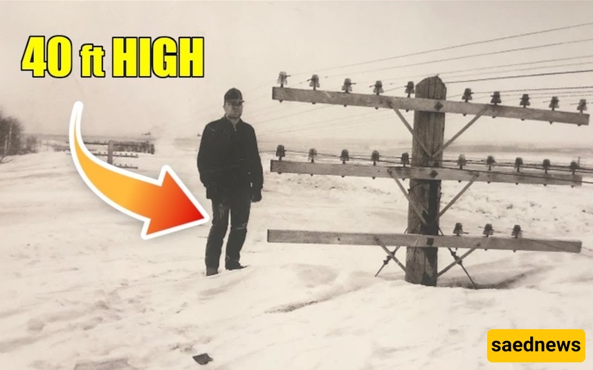 عاصفه إیران الثلجیه 1972