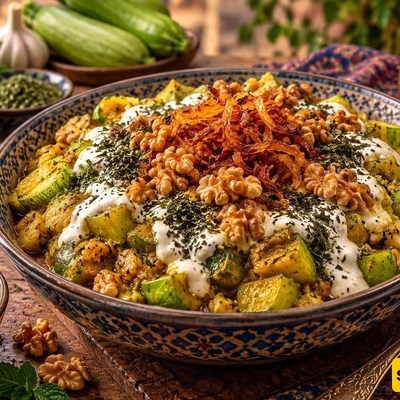 طریقه تحضیر الکشک الکدو: وصفه إیرانیه سریعه وسهله بالکوسا، تشبه الکشک الباذنجان الإیرانی التقلیدی