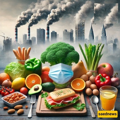 أفضل الأطعمه لتعزیز الصحه فی أیام التلوث