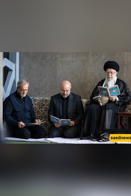 لحظه لافته فی صلاه الجمعه: أبناء القاده الإیرانیین یشارکون فی المناسبه التاریخیه + صور