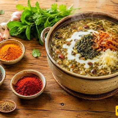 التوابل التی تمنح آش رشته رائحته ونکهته الممیزه + طریقه تحضیرها ومتى تُضاف إلیها