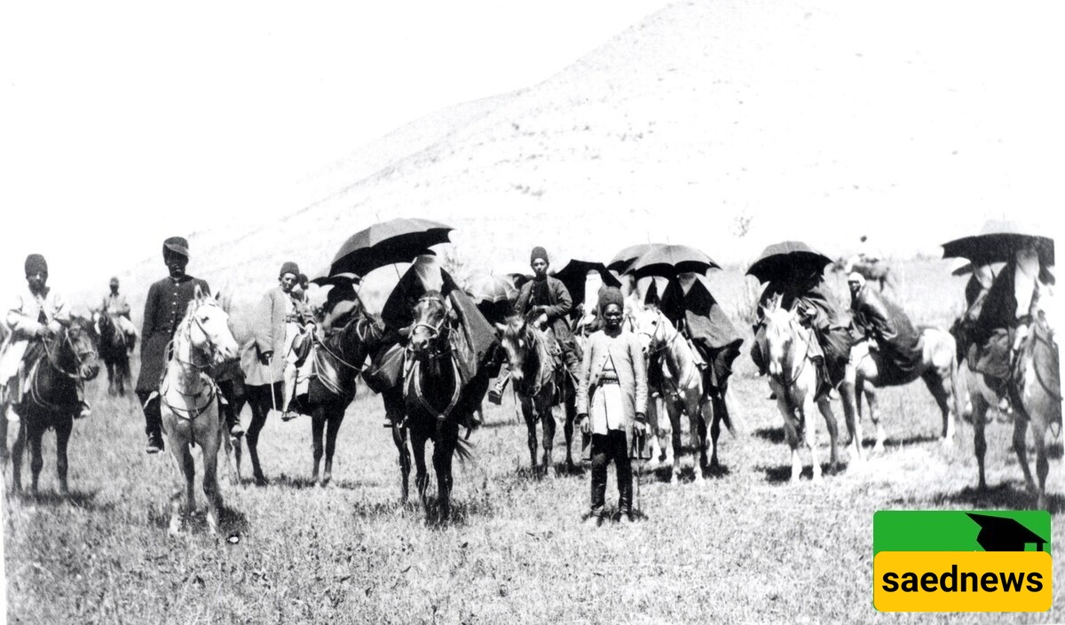 الرحله إلى العصر القاجاری: جولات ناصر الدین شاه الترفیهیه من نُزُل رشت الآسر إلى حدائق رباط کریم الغنّاء