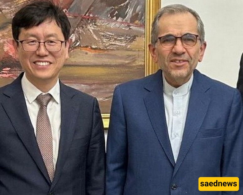 الدبلوماسیون الإیرانیون والکوریون الجنوبیون یستکشفون العلاقات الثنائیه والتطورات الإقلیمیه