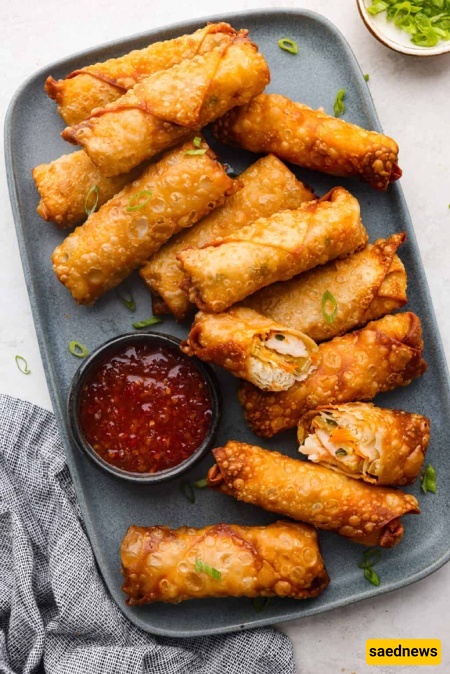 shrimp spring rolls fried