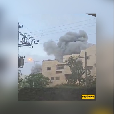 المواطنون الإسرائیلیون فی حاله ذهول من شده انفجارات الصواریخ فی بئر السبع