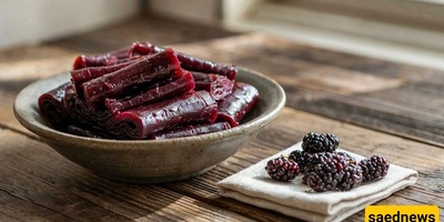 السعرات الحراریه والقیمه الغذائیه لقمر الدین من ثمار التوت الأسود: الفوائد، والمخاطر المحتمله، ومقارنه بین التحضیر المنزلی والإنتاج الصناعی