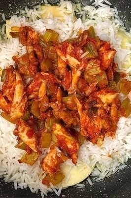 کیف تحضّر أرز الکرفس مع الدجاج المبشور!