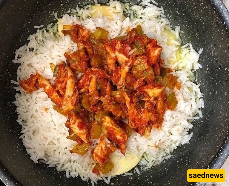 کیف تحضّر أرز الکرفس مع الدجاج المبشور!
