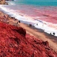 مطر الخریف فی جزیره هرمز