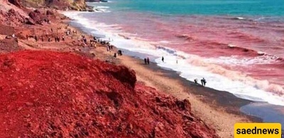 مطر الخریف فی جزیره هرمز