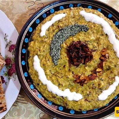 العشاء التقلیدی على طریقه إیلام من العدس والبطاطس / وصفه بابایاری وفوائدها الغذائیه لعلاج فقر الدم ودعم جهاز المناعه