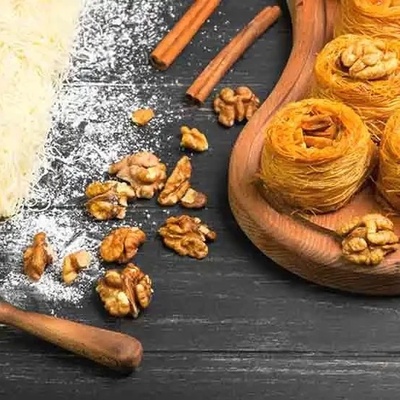کیفیه إعداد کنافه الجبن لأربعه أشخاص