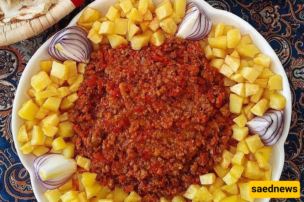 أطباق شهیه یمکن تحضیرها باللحم المفروم والبطاطس