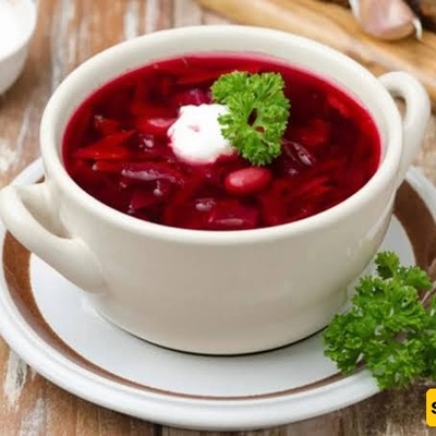 طریقه تحضیر شوربه البنجر الروسیه الکریمیه