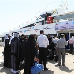 ترخیص اول خط نقل بحری من باکستان إلى إیران