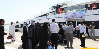 ترخیص اول خط نقل بحری من باکستان إلى إیران