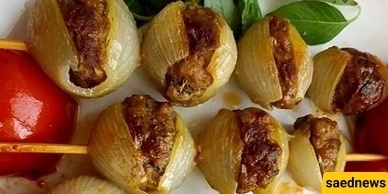 وصفه کباب البصل العطر واللذیذ: طبق ترکی فرید یُحضَّر فی دقائق