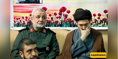 حضور أبناء قائد الثوره الإسلامیه السید علی خامنئی فی مجلس عزاء حارس والدهم + صور