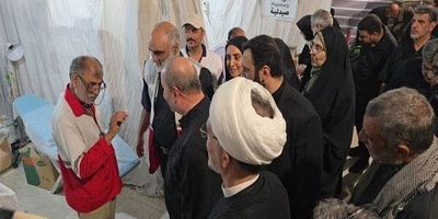 الأمین العام لجمعیه الهلال الأحمر یلتقی القنصل العام لإیران فی کربلاء